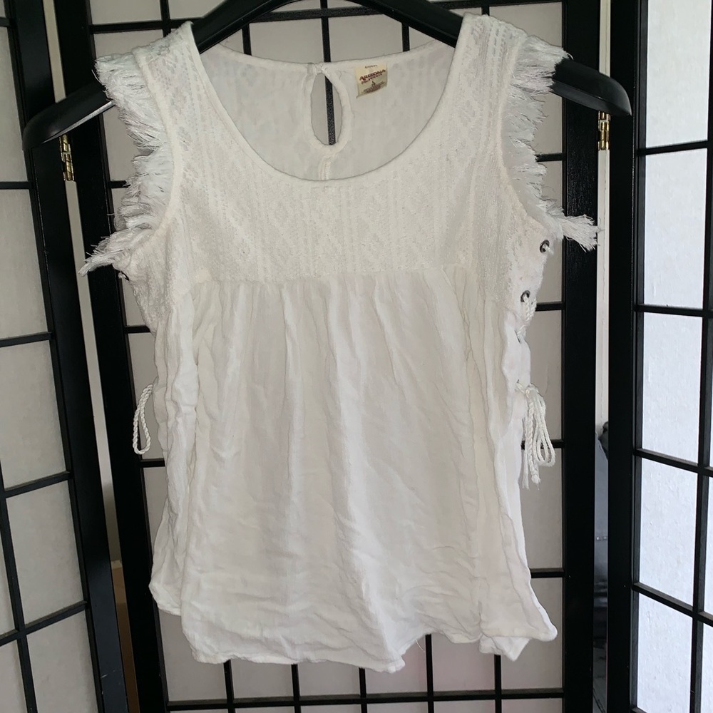 White summer top